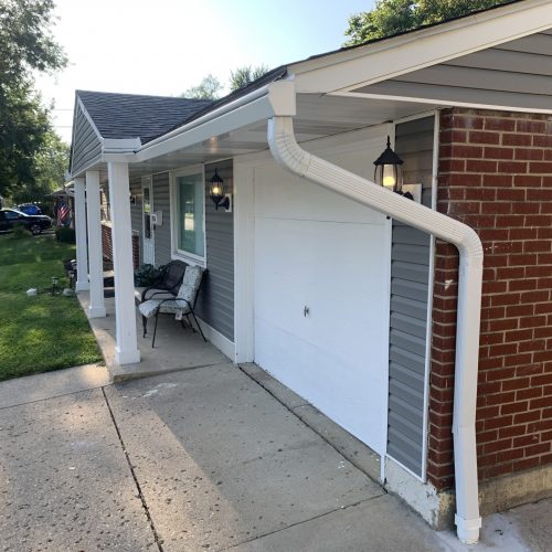 downspout and gutters
